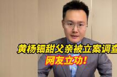 黄杨钿甜父亲被立案调查，网友立功！他们正在用自己的方式守护着社会的公平与正义，让真相暴露在阳光之下