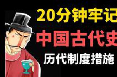 【学生必背】20分钟牢记历史考点，暴涨历史分数