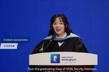 宁波诺丁汉大学2024年毕业典礼演讲