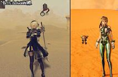 剑星vs尼尔：机械纪元 游戏对比