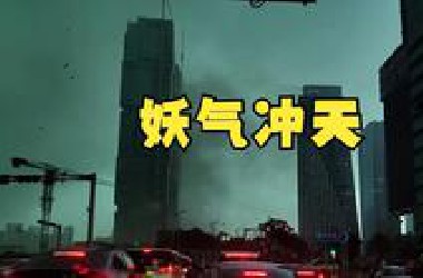 妖气冲天！深圳飑线狂风烟尘四起