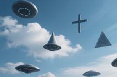 男子捡到紫色玻璃，能看见奇形怪状的UFO，真有这么神奇吗？