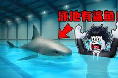 我被困在有鲨鱼的游泳池，我能从里面游到大海吗！