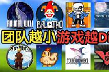 盘点那些传说中“单人”开发的独立神作！