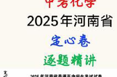 2025年河南省中考化学【定心卷】逐题精讲