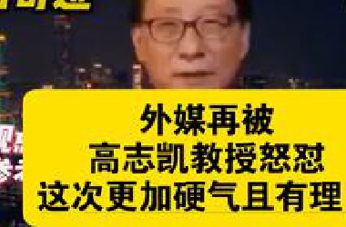 外媒再被高志凯教授怒怼，这次更加硬气且有理！