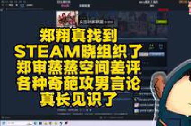 郑翔真在STEAM群组找到『晓』组织了，郑审了一下午蒸蒸空间疯狂攻男差评，最后模仿祂说话太搞笑了