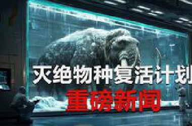 复活史前灭绝物种，恐狼/猛犸象/剑齿虎/渡渡鸟，世界上第一家反灭绝公司克鲁索生物科学雄心勃勃的计划