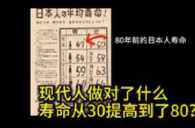 什么东西让古人平均寿命活不过30岁？