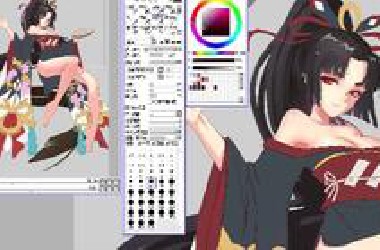 【妖刀姬的头饰的细化】小姐姐的绘画技巧5