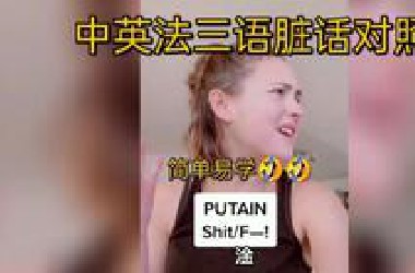 【中英法脏话对照】一学就会