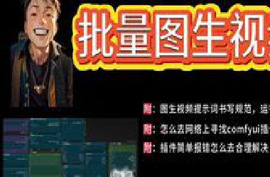 最强图生视频，批量视频生产，解放你坐在电脑面前，超详细，工作流资料直接拿走！！！
