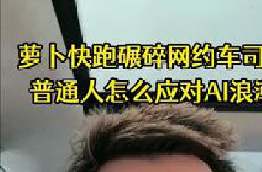 萝卜快跑让出租车司机失业，普通人怎么应对AI浪潮？