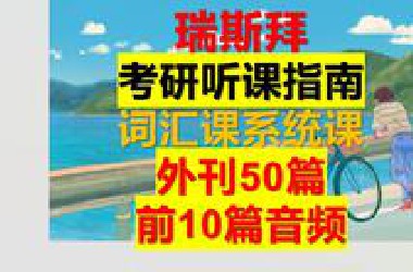 瑞斯拜考研外刊配套音频 1-10 （更新中）