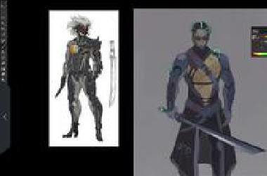 【板绘教程】魔化战士的绘画