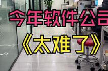 软件开发公司不好做，老程序员开软件公司遇到今年太难了