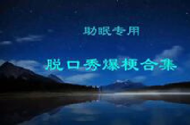 【助眠专用】脱口秀爆梗合集（45），晚安伴睡放松必备，电子榨菜治愈解压
