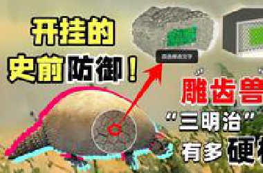 自然的装甲大师：雕齿兽的硬核防御与仿生启示