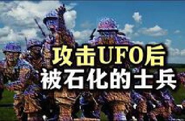 攻击UFO后被石化的士兵