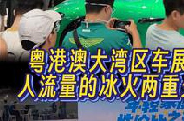 粤港澳大湾区车展，人流量的冰火两重天