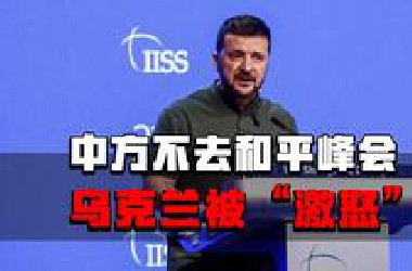 中方不去和平峰会，乌克兰被“激怒”，称中国成普京“手中工具”