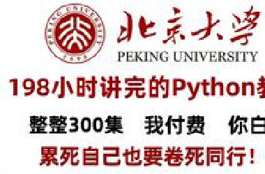 【*站强推】这绝对是2025年*站最细最易懂的Python零基础全套教程，整整300集，附安装包、激活码、学习笔记！逼自己一周学完Python技术猛涨！