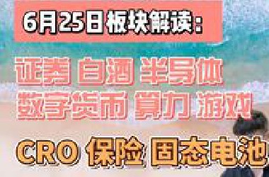 6月25日板块解读：共9个板块