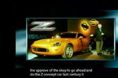 日产350Z（Z33）的雏形-2001款日产Z概念车亮相2001年美国底特律车展，日产汽车官方向公众介绍2001款日产Z概念车