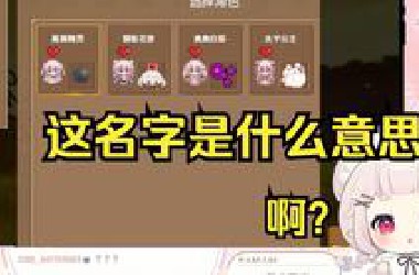 白菜玩粉丝给自己做的游戏 看到角色名瞬间被雷击
