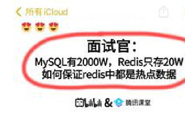 面试官：MySQL里有2000w数据，redis中只存20w的数据，如何保证redis中的数据都是热点？？一通问下来直接整懵了。。。