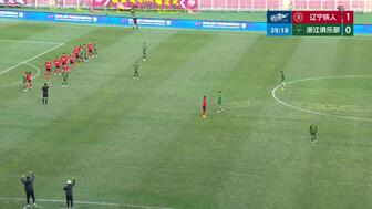 [进球视频]托利奇远射击中陶强龙折射入网！浙江1-1扳平铁人